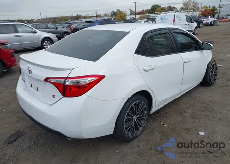 2014 Toyota Corolla S Plus z USA, uszkodzony, nr VIN 2T1BURHE1EC014875
